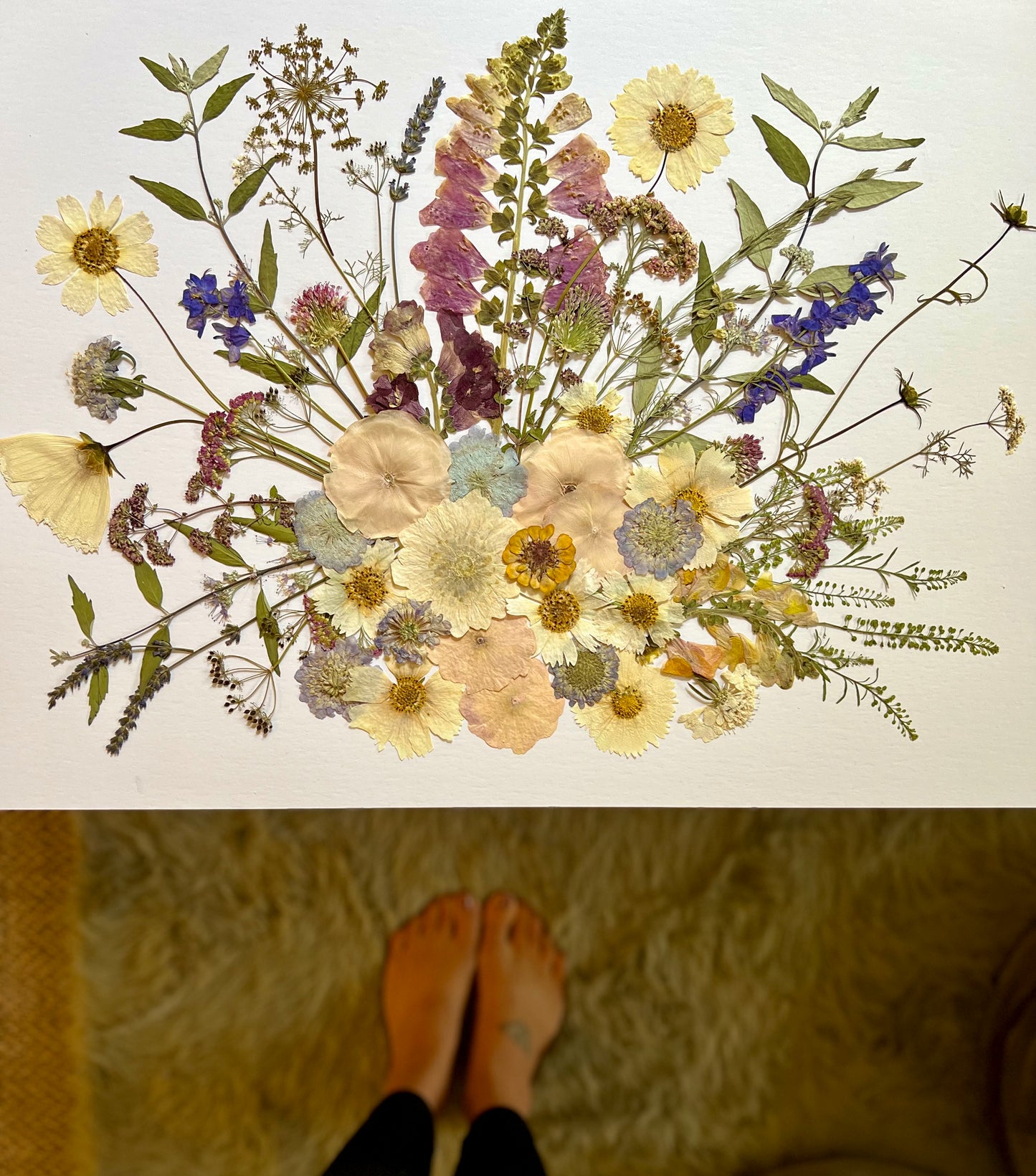 Pressed Wedding Bouquet