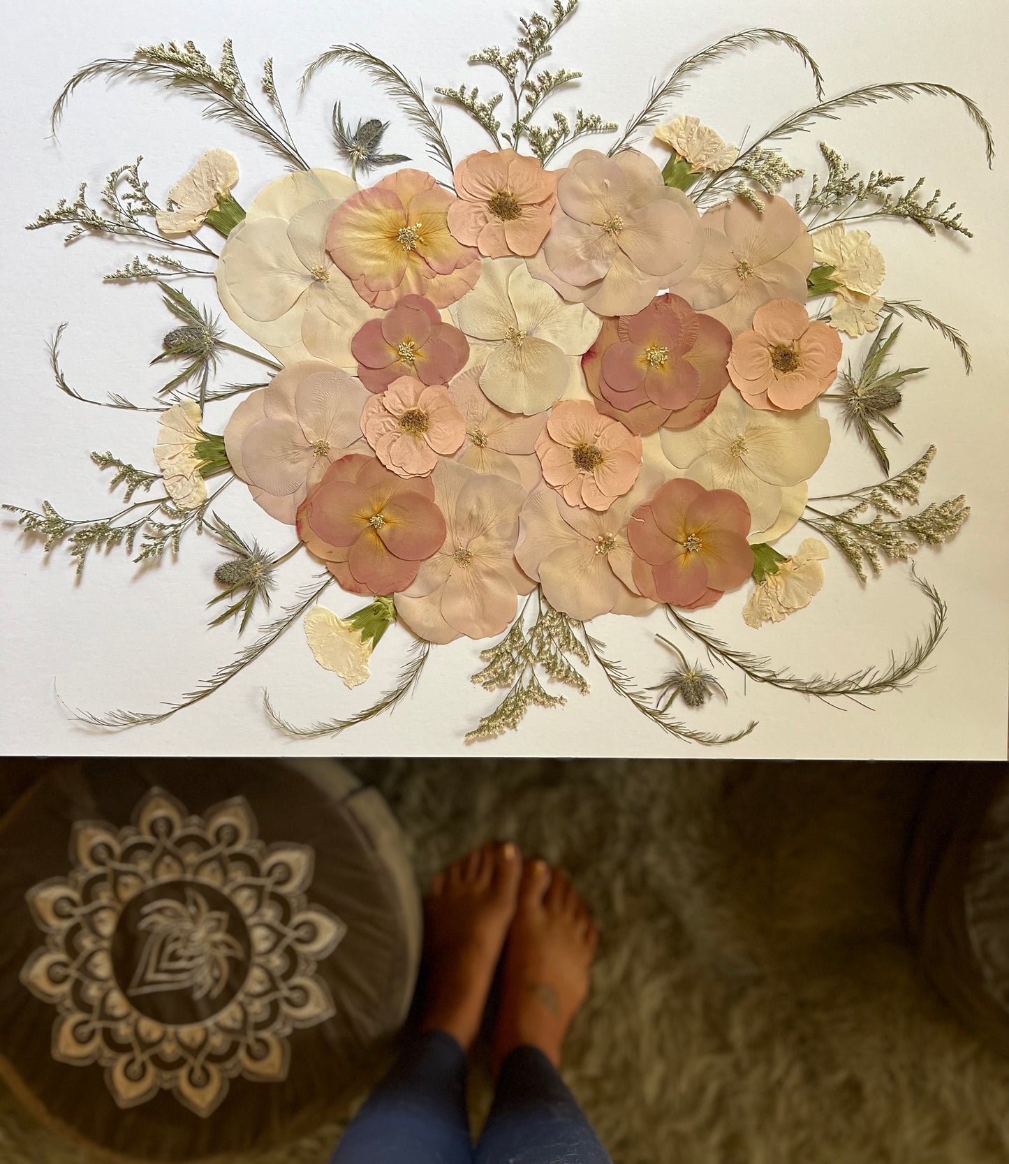 Pressed Wedding Bouquet