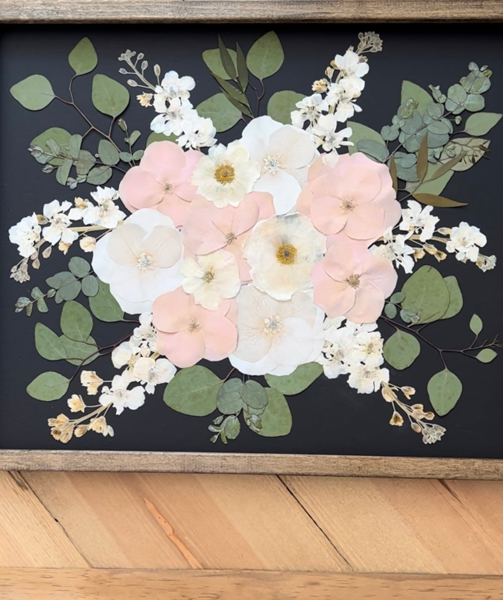 Pressed Wedding Bouquet