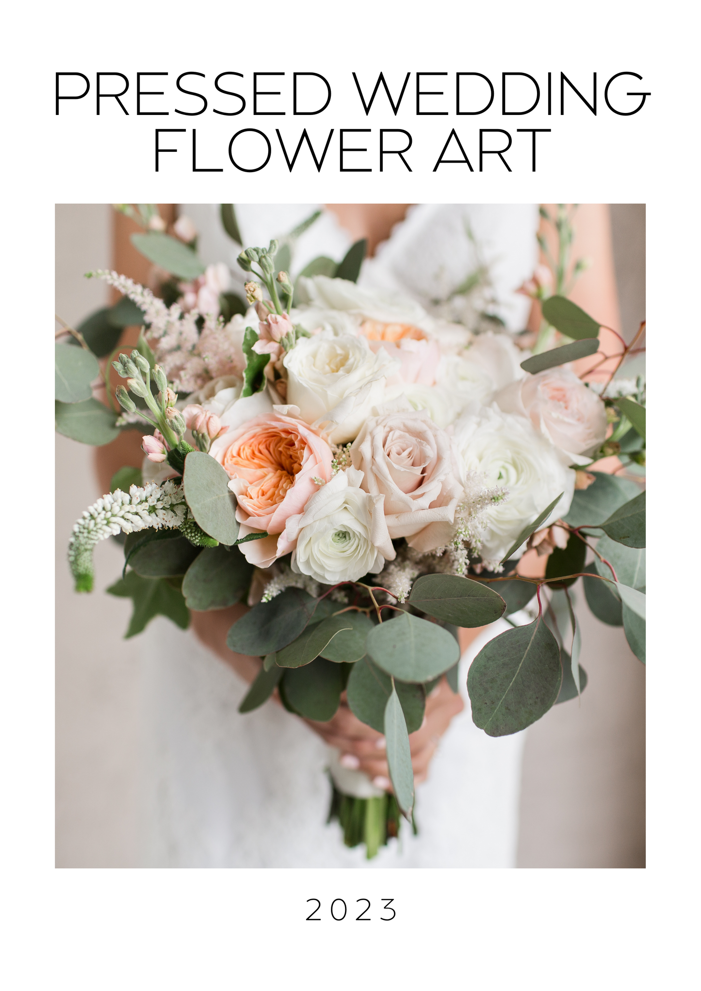 Pressed Wedding Boquet Gift Card