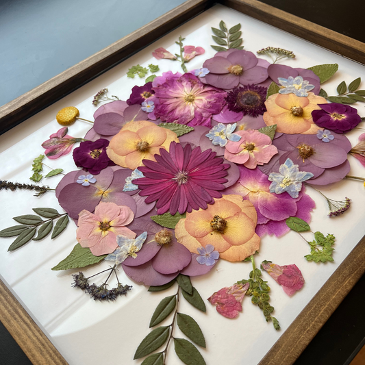 16x20 Pressed Bouquet